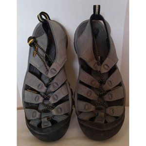 Keen Gray and Black Men's Sandals